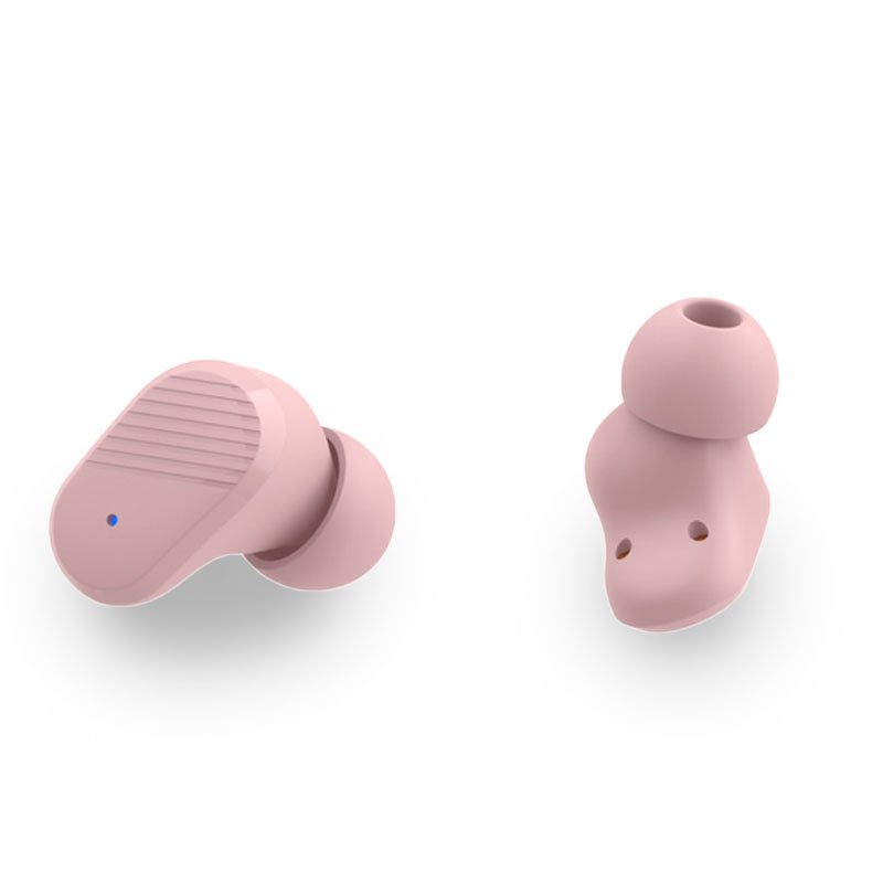 Écouteurs stéréo Bluetooth à double pod, casque COOL Feel Pink