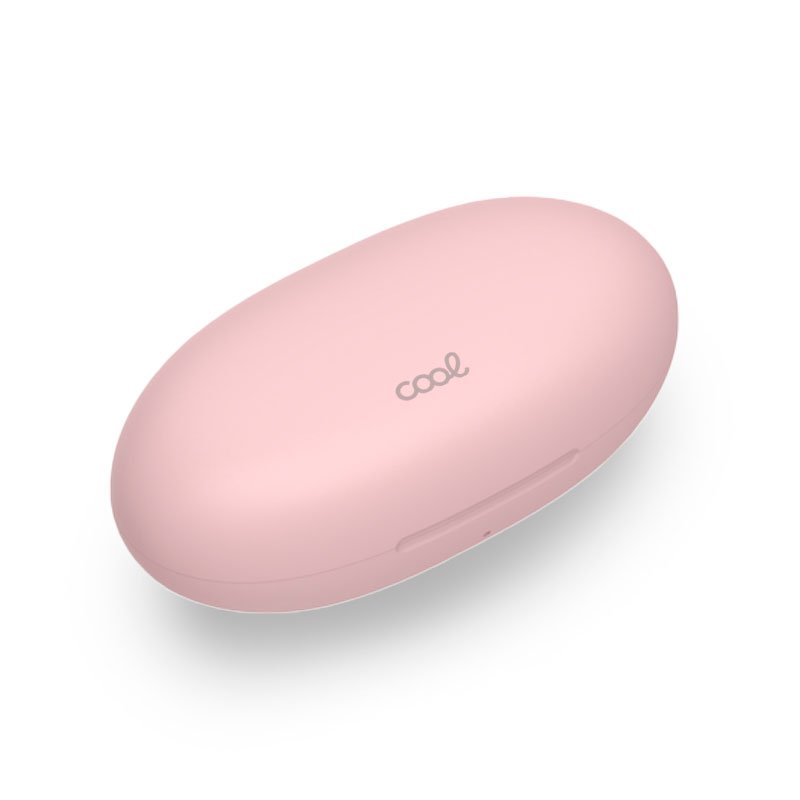 Écouteurs stéréo Bluetooth à double pod, casque COOL Feel Pink