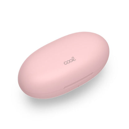 Écouteurs stéréo Bluetooth à double pod, casque COOL Feel Pink