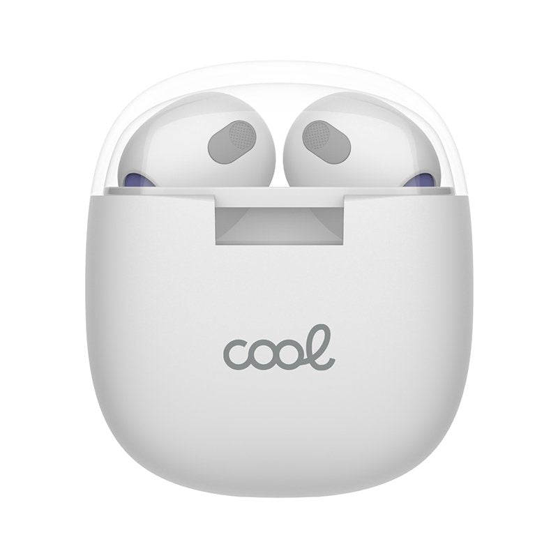 Casque stéréo Bluetooth à double oreillette COOL Vision Blanc