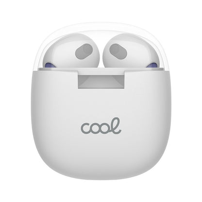 Casque stéréo Bluetooth à double oreillette COOL Vision Blanc