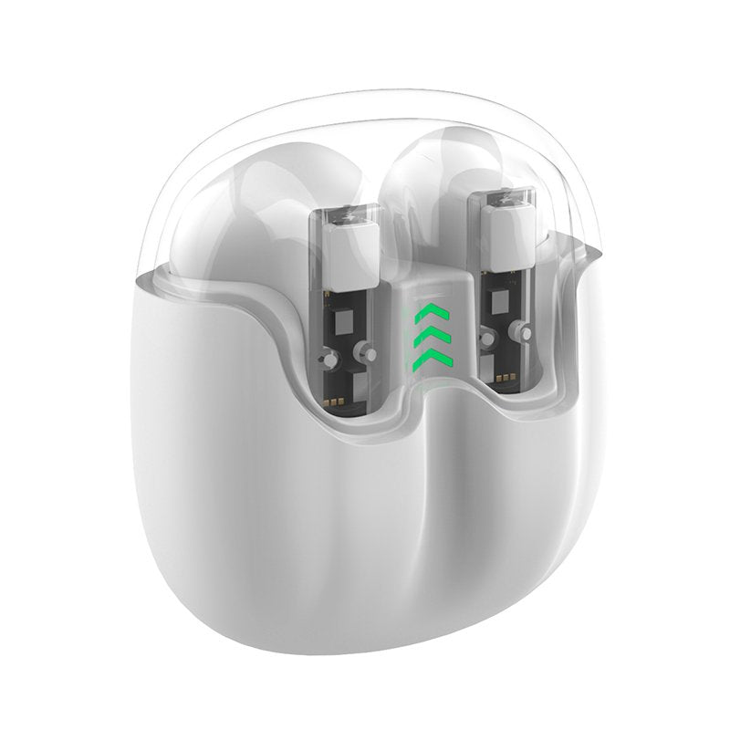 Casque stéréo Bluetooth à double oreillette COOL Vision Blanc