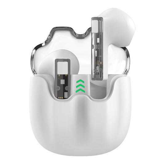 Casque stéréo Bluetooth à double oreillette COOL Vision Blanc