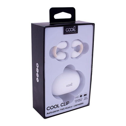 Écouteurs stéréo Bluetooth COOL Clip Blanc