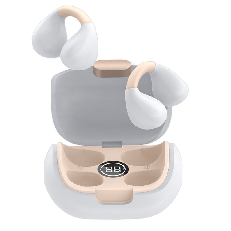 Écouteurs stéréo Bluetooth COOL Clip Blanc