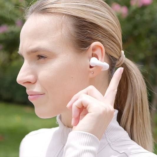 Écouteurs stéréo Bluetooth COOL Clip Blanc
