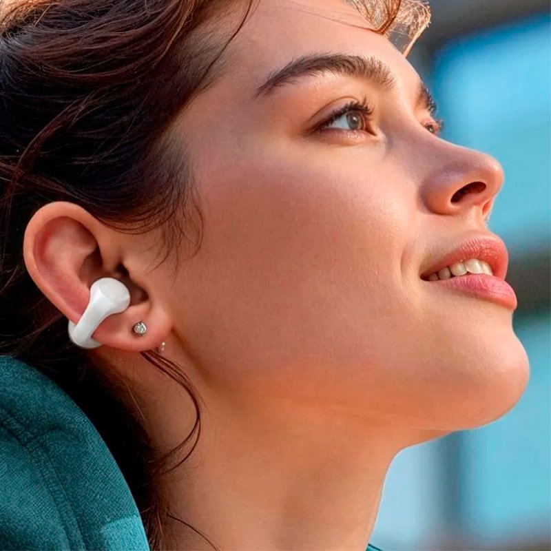 Écouteurs stéréo Bluetooth COOL Clip Noir