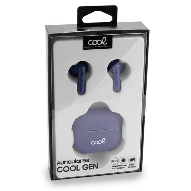 Écouteurs stéréo Bluetooth COOL Gen Blue