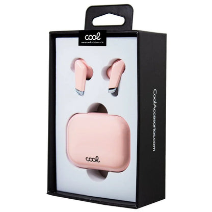 Écouteurs stéréo Bluetooth Cool Urban LCD rose