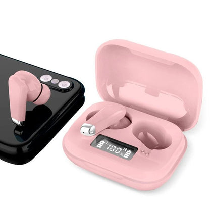 Écouteurs stéréo Bluetooth Cool Urban LCD rose