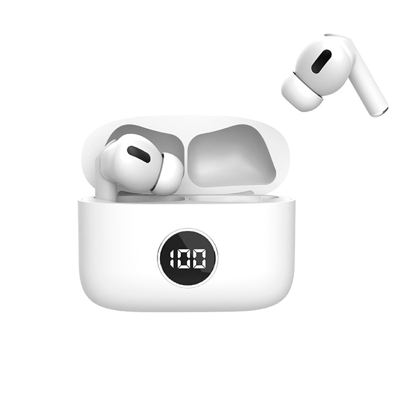 Écouteurs stéréo Bluetooth LCD Cool Air Pro Blanc