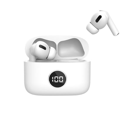 Écouteurs stéréo Bluetooth LCD Cool Air Pro Blanc