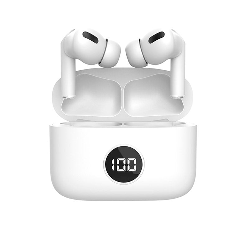 Écouteurs stéréo Bluetooth LCD Cool Air Pro Blanc