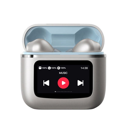 Écouteurs stéréo Bluetooth avec écran LCD Cool Touch, gris