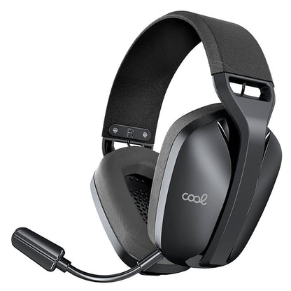 Casque stéréo PC / PS4 / PS5 noir (3 en 1 : sans fil / Bluetooth / jack) COOL Newton