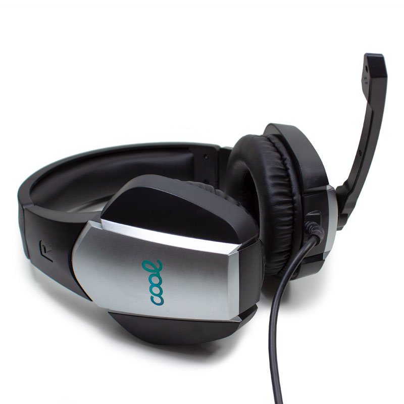 Casque stéréo PC / PS4 / PS5 / Xbox Gaming COOL Bremen Adaptateur éclairage + audio