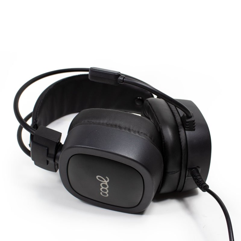 Casque stéréo PC / PS4 / PS5 / Xbox Gaming COOL Houston Adaptateur éclairage + audio