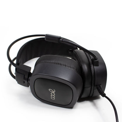Casque stéréo PC / PS4 / PS5 / Xbox Gaming COOL Houston Adaptateur éclairage + audio