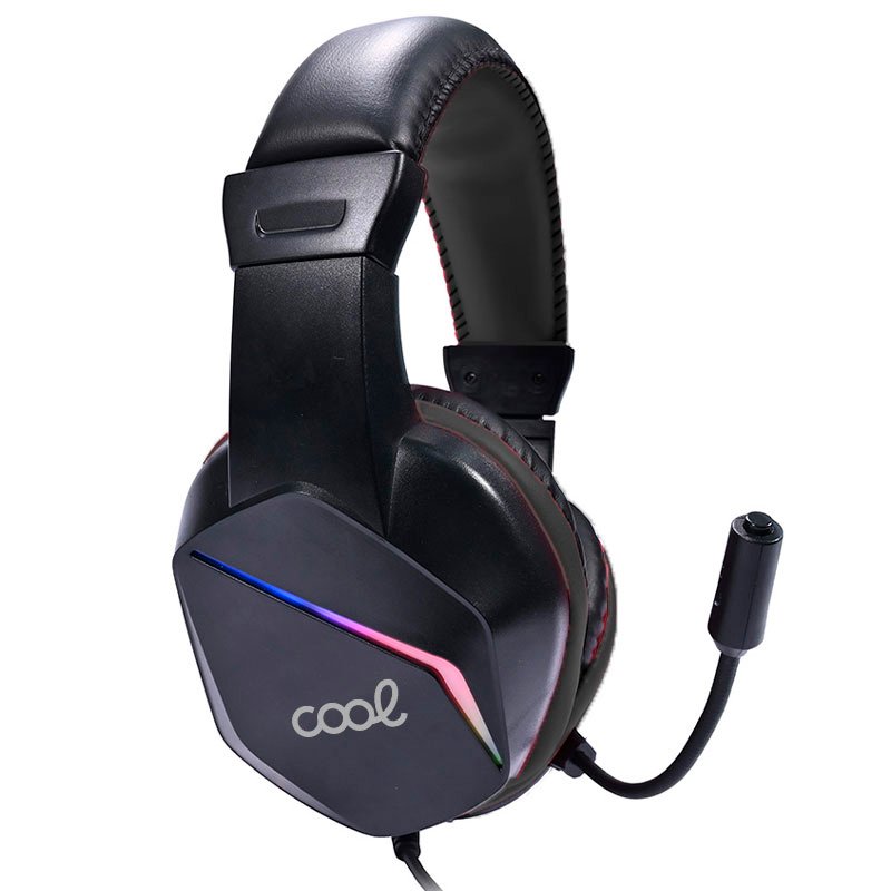 Casque de jeu stéréo COOL Vista pour PC/PS4/PS5/Xbox avec audio adaptatif et éclairage