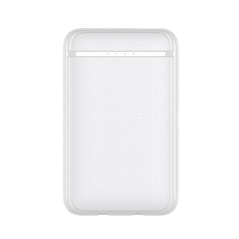Batterie externe Power Bank 5000 mAh COOL (2 câbles : TYPE C / Lightning) Blanc