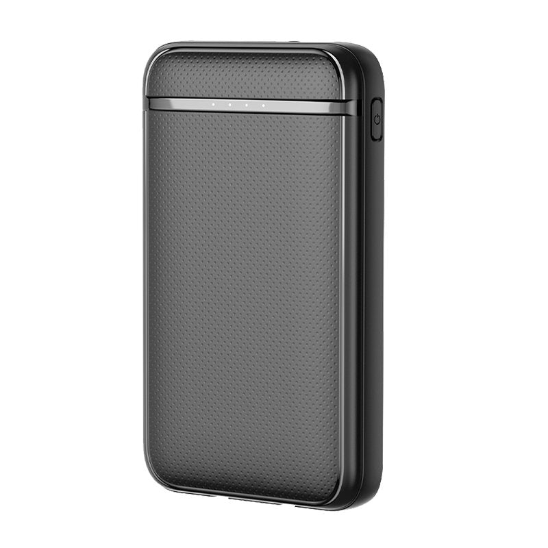 Batterie externe Power Bank 5000 mAh COOL (2 câbles : TYPE C / Lightning) Noir