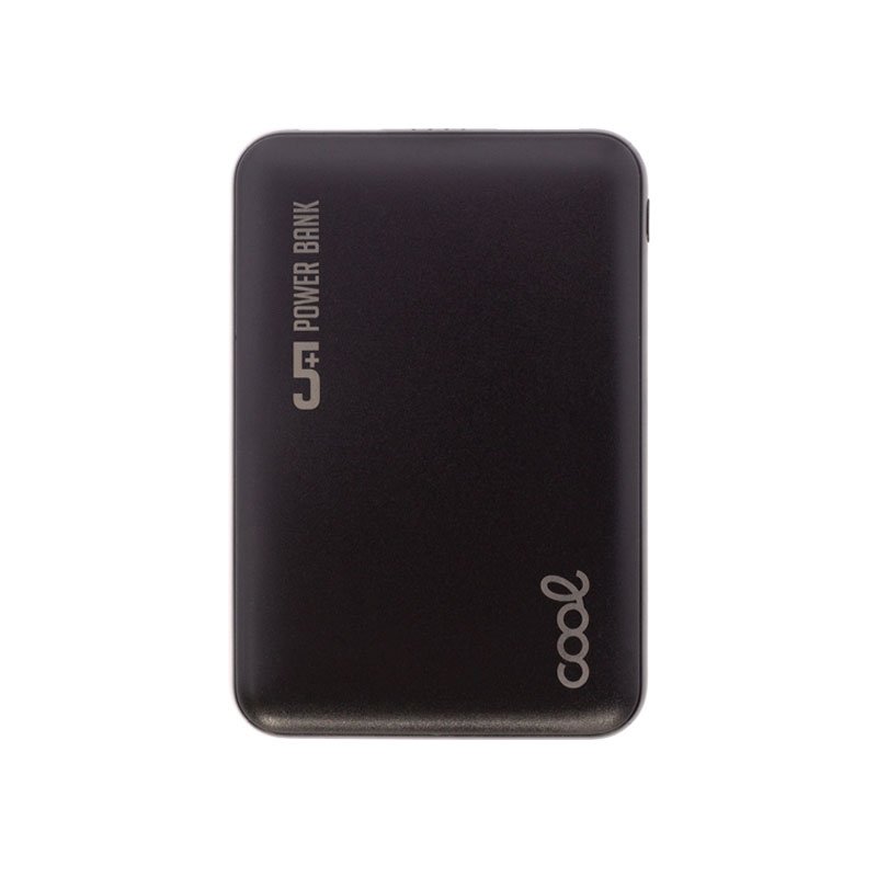 Batterie externe Power Bank 5000 mAh Cool Cuir Noir