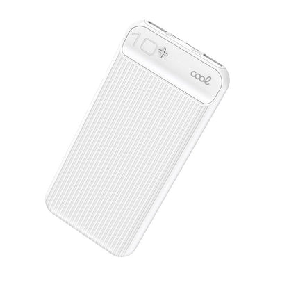 Batterie externe universelle 10 000 mAh (2 x USB / 2 A) COOL Boston White