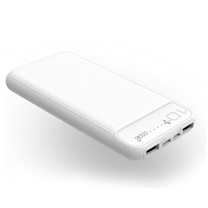 Batterie externe universelle 10 000 mAh (2 x USB / 2 A) COOL Boston White