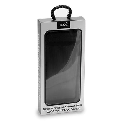 Batterie externe universelle 10 000 mAh (2 x USB / 2 A) COOL Boston Noir