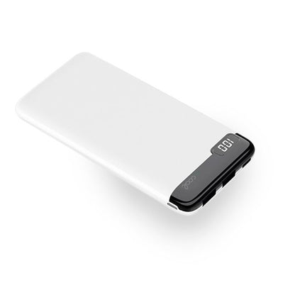 Batterie externe universelle 10 000 mAh (2 x USB / 2 A) COOL Slim Blanc