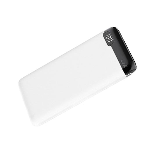 Batterie externe universelle 10 000 mAh (2 x USB / 2 A) COOL Slim Blanc
