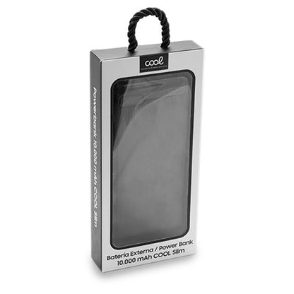 Batterie externe universelle 10 000 mAh (2 x USB / 2 A) COOL Slim Noir