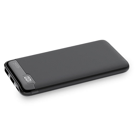 Batterie externe universelle 10 000 mAh (2 x USB / 2 A) COOL Slim Noir