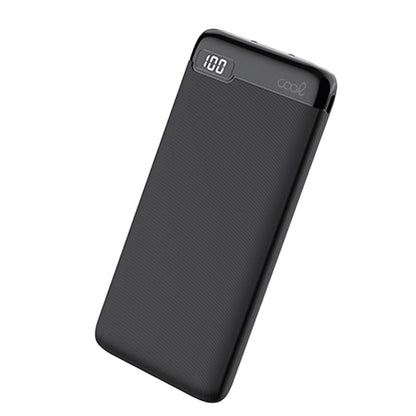 Batterie externe universelle 10 000 mAh (2 x USB / 2 A) COOL Slim Noir