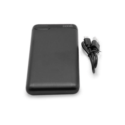 Batterie externe universelle 10 000 mAh (2 x USB / 2 A) COOL Slim Noir