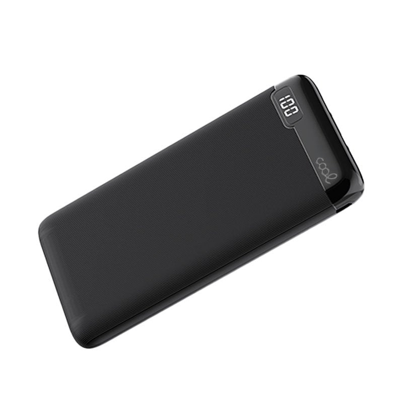 Batterie externe universelle 10 000 mAh (2 x USB / 2 A) COOL Slim Noir