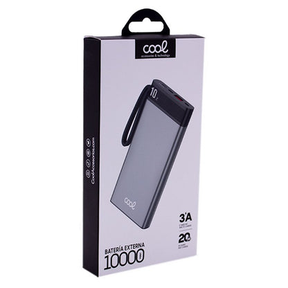 Batterie externe universelle 10 000 mAh COOL (3 A / 20 W PD) Argent