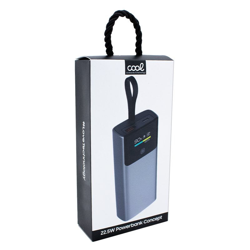 Batterie externe universelle Power Bank 10 000 mAh COOL Concept