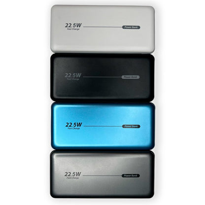 Batterie externe universelle Power Bank 10 000 mAh PD 22,5 W (2 câbles) Blanc
