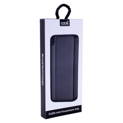 Batterie externe universelle 10 000 mAh (Type C / Lightning) Cool Grip Noir