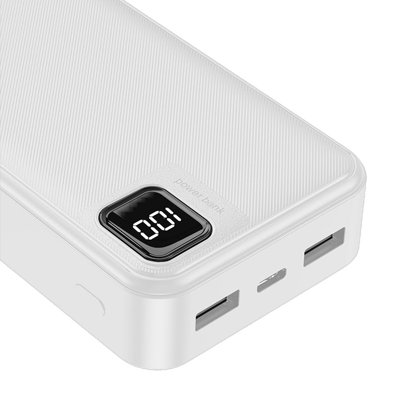 Batterie externe universelle 22,5 W 20 000 mAh (Type C / Lightning) Blanc froid