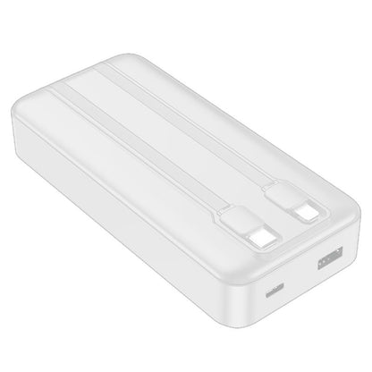Batterie externe universelle 22,5 W 20 000 mAh (Type C / Lightning) Blanc froid