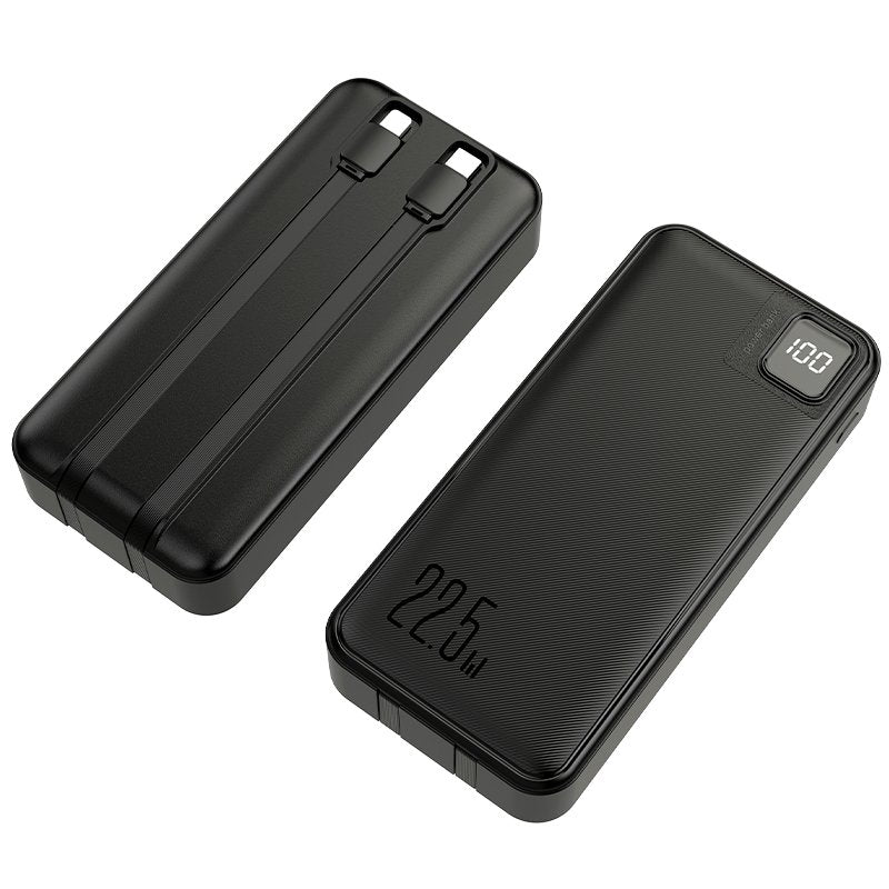 Batterie externe universelle 22,5 W 20 000 mAh (Type-C / Lightning) COOL Noir