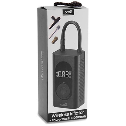 Gonfleur sans fil, batterie externe + batterie externe 4 000 mAh, COOL