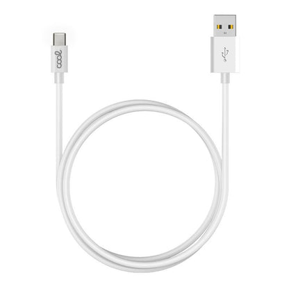 Câble USB universel compatible COOL TYPE-C (3 mètres) Blanc 2,4 A