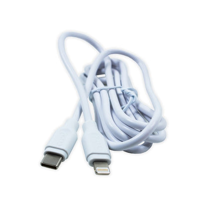 Câble USB universel compatible COOL TYPE-C vers Lightning (1,2 mètre) Blanc
