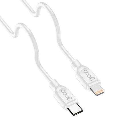 Câble USB universel compatible COOL TYPE-C vers Lightning (1,2 mètre) Blanc