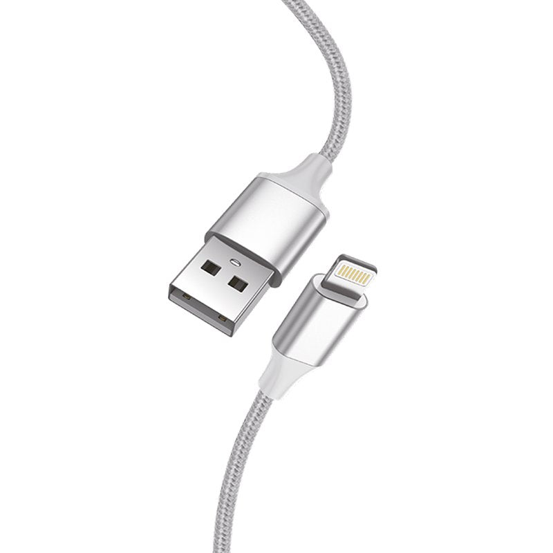 Câble USB Lightning universel en nylon COOL pour iPhone / iPad (1,2 mètre)