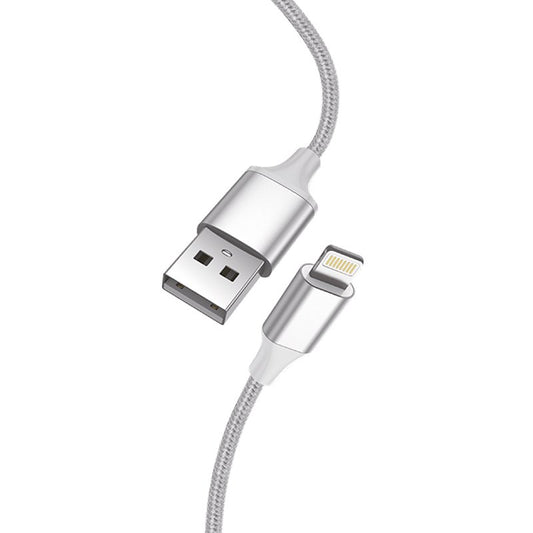 Câble USB Lightning universel en nylon COOL pour iPhone / iPad (1,2 mètre)