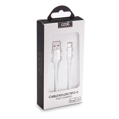 Câble USB universel de type C en nylon COOL (1,2 mètre)